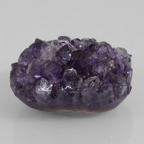 65.12 ct Violet Druzy Amethyst Gemstone, Druzy Amethyst Gem in Fancy Crystal Cluster Shape for Sale.