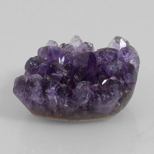 Violet moyen-foncé Druse d'améthyste gemme - 63.9ct Regroupement de Cristaux Fantaisie (ID: 391826)