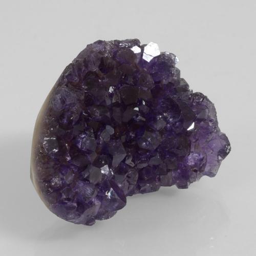 67.83 ct Violet Druzy Amethyst Stone, Natural Druzy Amethyst in Fancy Crystal Cluster Shape for Sale
