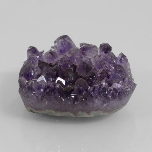 72.22 ct Violet Druzy Amethyst Gemstone, Druzy Amethyst Gem in Fancy Crystal Cluster Shape for Sale.