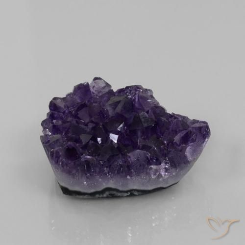 33,8x29,9 mm причудливая Фиолетовый Друзья Аметист из Бразилия, вес 82,82 ct, натуральный Отсутствует драгоценный камень в чистота Opaque, 1 штука Изящный кристаллический кластер Друзья Аметист - цвет: Глубокий виноградный фиолетовый, твердость по Моосу 7 подходит для повседневного ношения украшений , Photo A