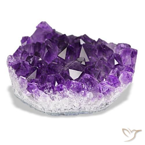 Druzy Amethyst Gemstone in 29.8 x 24.9 mm Size for Sale, Druzy Amethyst Stone in Medium Violet Color