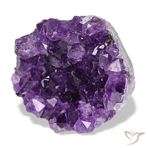 54.06 ct Violet Druzy Amethyst Stone, Natural Druzy Amethyst in Fancy Crystal Cluster Shape for Sale