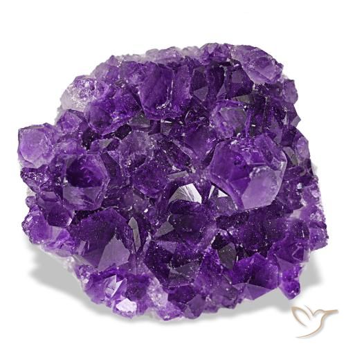 77.59 ct Violet Druzy Amethyst Gemstone, Druzy Amethyst Gem in Fancy Crystal Cluster Shape for Sale.