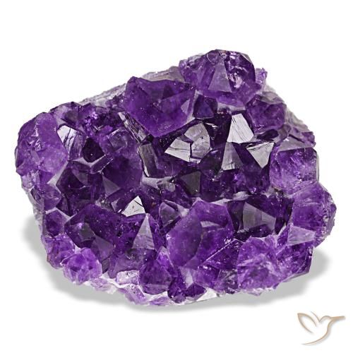 57.54 ct Violet Druzy Amethyst Gemstone, Druzy Amethyst Gem in Fancy Crystal Cluster Shape for Sale.