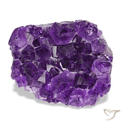 57.54 ct Violet Druzy Amethyst Stone, Natural Druzy Amethyst in Fancy Crystal Cluster Shape for Sale