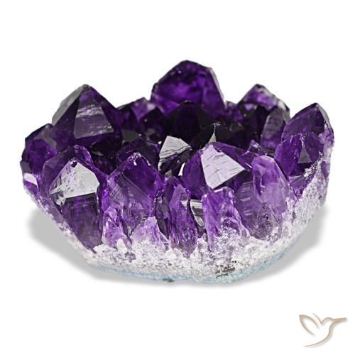 Druzy Amethyst Gemstone in 28.4 x 20.2 mm Size for Sale, Druzy Amethyst Stone in Medium Violet Color