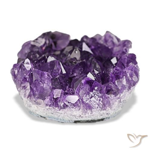 Druzy Amethyst Gemstone in 25.5 x 23.7 mm Size for Sale, Druzy Amethyst Stone in Medium Violet Color