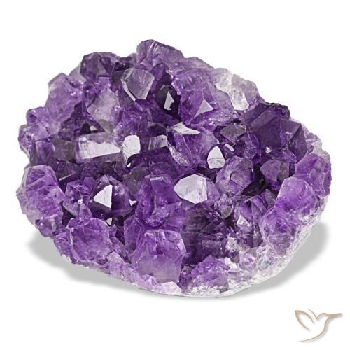 62.67 ct Violet Druzy Amethyst Stone, Natural Druzy Amethyst in Fancy Crystal Cluster Shape for Sale