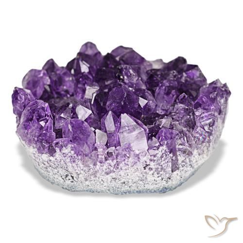 Druzy Amethyst Gemstone in 30 x 22 mm (calibrated) Size for Sale, Druzy Amethyst Stone in Medium Violet Color