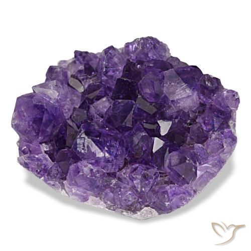 66.10 ct Violet Druzy Amethyst Stone, Natural Druzy Amethyst in Fancy Crystal Cluster Shape for Sale