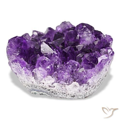 Druzy Amethyst Gemstone in 28.9 x 23.1 mm Size for Sale, Druzy Amethyst Stone in Medium Violet Color