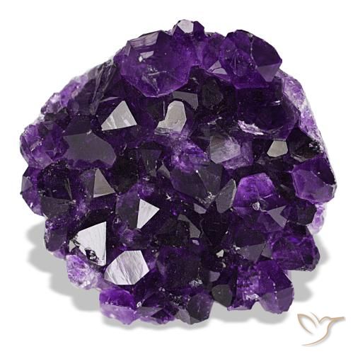 80.13 ct Violet Druzy Amethyst Gemstone, Druzy Amethyst Gem in Fancy Crystal Cluster Shape for Sale.