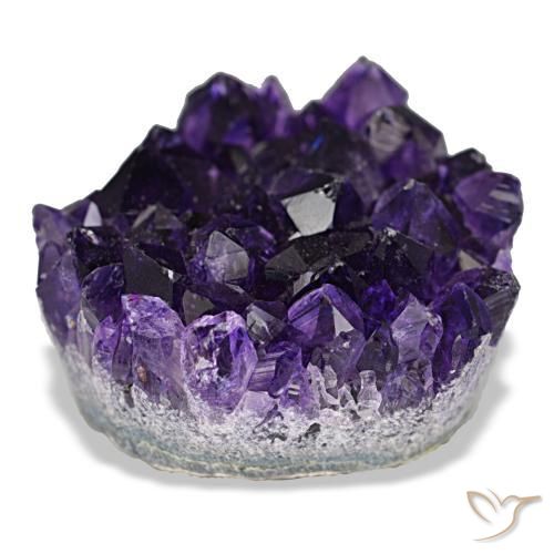 Druzy Amethyst Gemstone in 28.7 x 28.3 mm Size for Sale, Druzy Amethyst Stone in Medium Violet Color