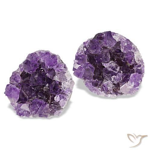16.88 ctw Violet Druzy Amethyst Stones, Natural Druzy Amethyst in Fancy Crystal Cluster Shape for Sale