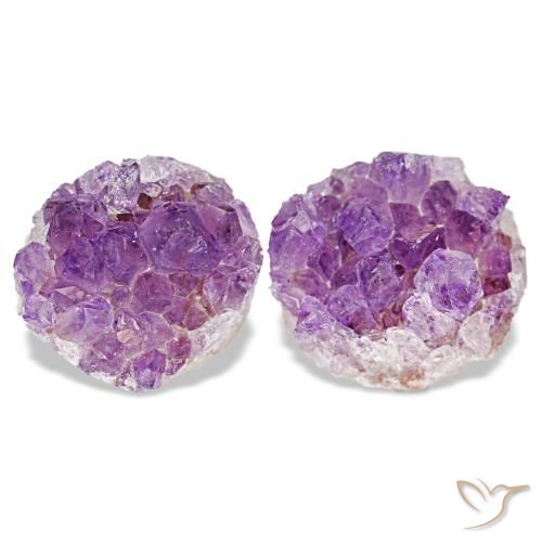 19.60ctw Violet Druzy Amethyst, Fancy, Opaque