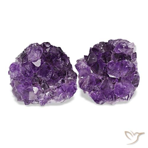 14.86ctw Violet Druzy Amethyst, Fancy, Opaque
