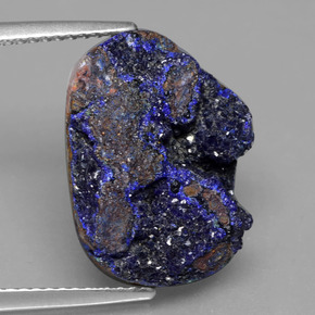 10.9ct Fancy Crystal Cluster Blue Druzy Azurite for sale thumb image of 10.9ct Fancy Crystal Cluster Blue Druzy Azurite (ID: 433530)
