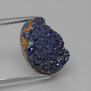 8.7ct Fancy Crystal Cluster Blue Druzy Azurite for sale thumb image of 8.7ct Fancy Crystal Cluster Blue Druzy Azurite (ID: 433648)
