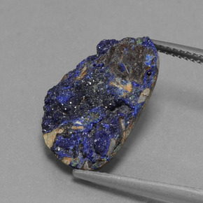6.6ct Fancy Crystal Cluster Blue Druzy Azurite for sale thumb image of 6.6ct Fancy Crystal Cluster Blue Druzy Azurite (ID: 433988)