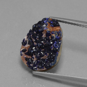 6.7ct Fancy Crystal Cluster Blue Druzy Azurite for sale thumb image of 6.7ct Fancy Crystal Cluster Blue Druzy Azurite (ID: 433990)