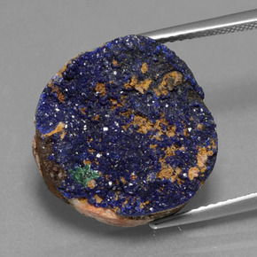 17.4ct Fancy Crystal Cluster Blue Druzy Azurite for sale thumb image of 17.4ct Fancy Crystal Cluster Blue Druzy Azurite (ID: 433991)