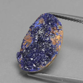 6.6ct Fancy Crystal Cluster Blue Druzy Azurite for sale thumb image of 6.6ct Fancy Crystal Cluster Blue Druzy Azurite (ID: 434135)