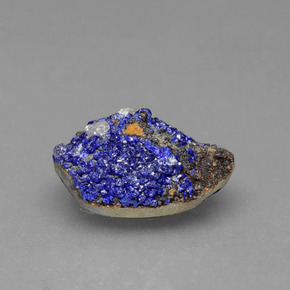 2.34 ct Blue Druzy Azurite Stone, Natural Druzy Azurite in Fancy Crystal Cluster Shape for Sale