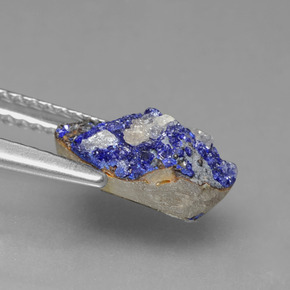 Druzy Azurite Gemstone in 10.2 x 7.2 mm Size for Sale, Druzy Azurite Stone in Blue Color