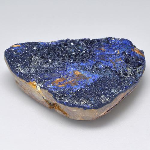 Druzy Azurite Gemstone in 29.3 x 27.6 mm Size for Sale, Druzy Azurite Stone in Blue Color