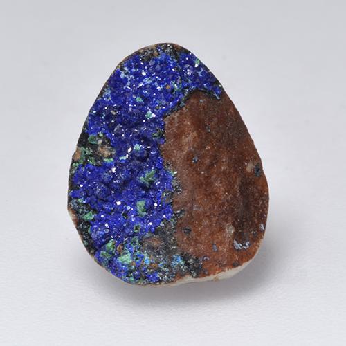 Bleu marine profond Druzy Azurite gemme - 4.7ct Regroupement de Cristaux Fantaisie (ID: 529585)