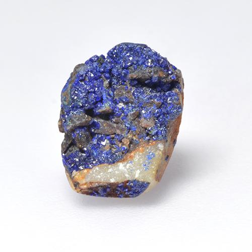 Deep Navy Blue Azurit-Druse Edelstein - 2.9ct Ausgefallene Kristall-Cluster (ID: 529590)