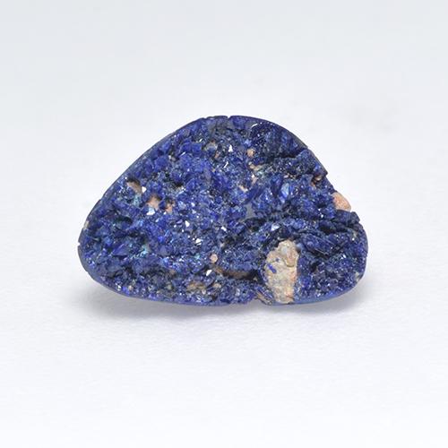 2.24 ct Blue Druzy Azurite Stone, Natural Druzy Azurite in Fancy Crystal Cluster Shape for Sale