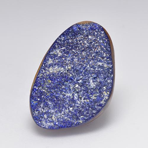Gris bleu clair Druzy Azurite gemme - 13.4ct Regroupement de Cristaux Fantaisie (ID: 529678)