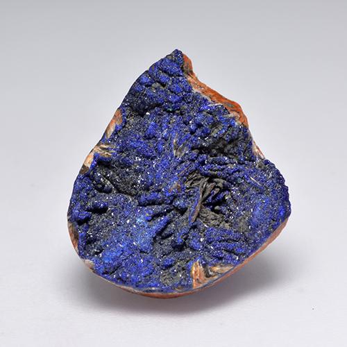 Deep Navy Blue Azurit-Druse Edelstein - 18.1ct Ausgefallene Kristall-Cluster (ID: 529681)