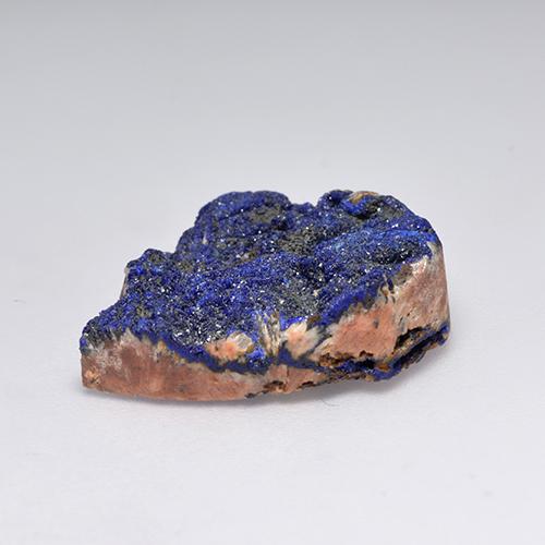 Druzy Azurite Gemstone in 20.1 x 17.3 mm Size for Sale, Druzy Azurite Stone in Deep Navy Blue Color