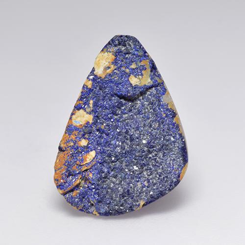 Deep Navy Blue Azurit-Druse Edelstein - 6.1ct Ausgefallene Kristall-Cluster (ID: 529688)