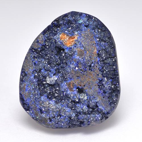Deep Navy Blue Азурит Друза Камень - 17.2ct Изящный кристаллический кластер (ID: 529691)