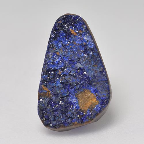 Deep Navy Blue Druzy Azurite Gem - 5.2ct Fancy Crystal Cluster (ID: 529706)