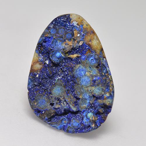Azul marino intenso Azurita Druzy Gema - 8.4ct Elegante grupo de cristal (ID: 529707)