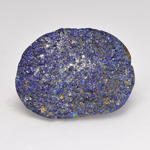 Deep Navy Blue Azurit-Druse Edelstein - 4.1ct Ausgefallene Kristall-Cluster (ID: 529716)