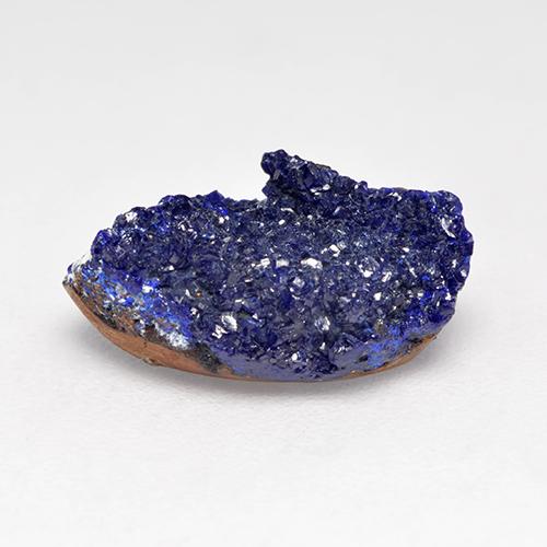 Druzy Azurite Gemstone in 13.1 x 7.4 mm Size for Sale, Druzy Azurite Stone in Deep Navy Blue Color