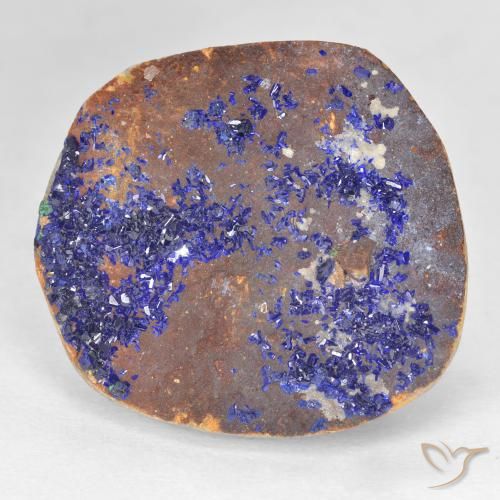 19,67 ct Odd Shaped Druzy Azurite, 22,8 x 21 mm des États-Unis, Photo A
