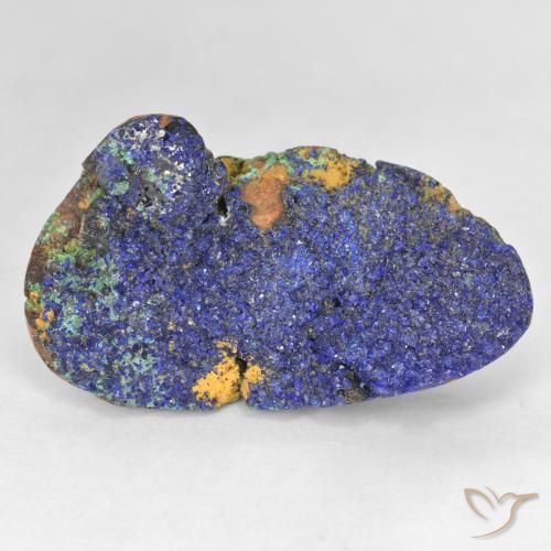 10,45 ct Odd Shaped Druzy Azurite, 24,6 x 14 mm des États-Unis, Photo A