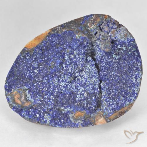 25,88 ct Odd Shaped Druzy Azurite, 25,8 x 19,9 mm des États-Unis, Photo A