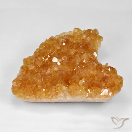 117.07 ct Druzy Citrine, 39.8 x 37.3 mm From Uruguay, Photo A
