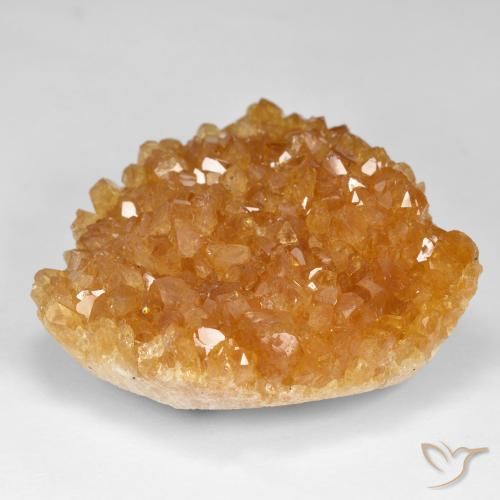 Citrine Druzy de forme étrange de 98,13 ct, 36,9 x 34 mm d'Uruguay, Photo A