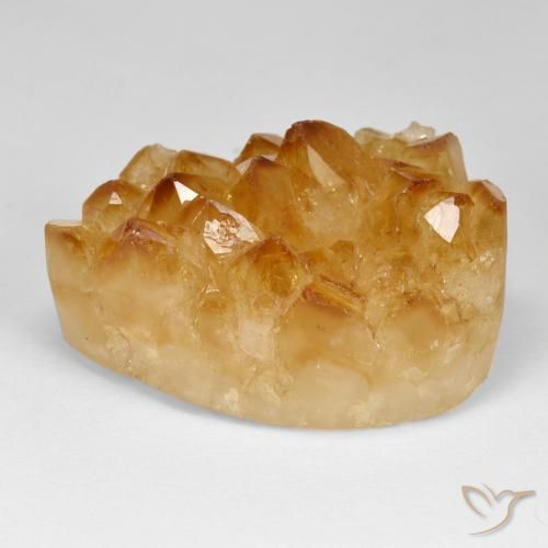 Citrino Druzy da 72,05 ct, 30,2 x 22,4 mm Dall'Uruguay, Photo A