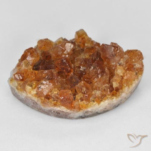 23,62 ct Druzy Citrin, 25 x 15,5 mm aus Uruguay, Photo A