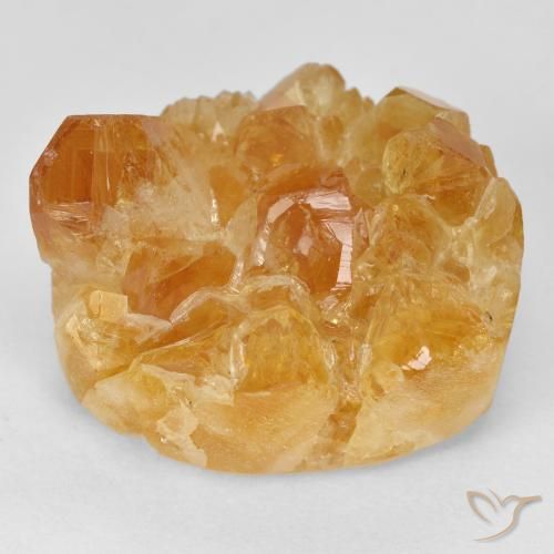 26,38 ct ungewöhnlich geformter drusischer Citrin, 20,2 x 16,2 mm aus Uruguay, Photo A